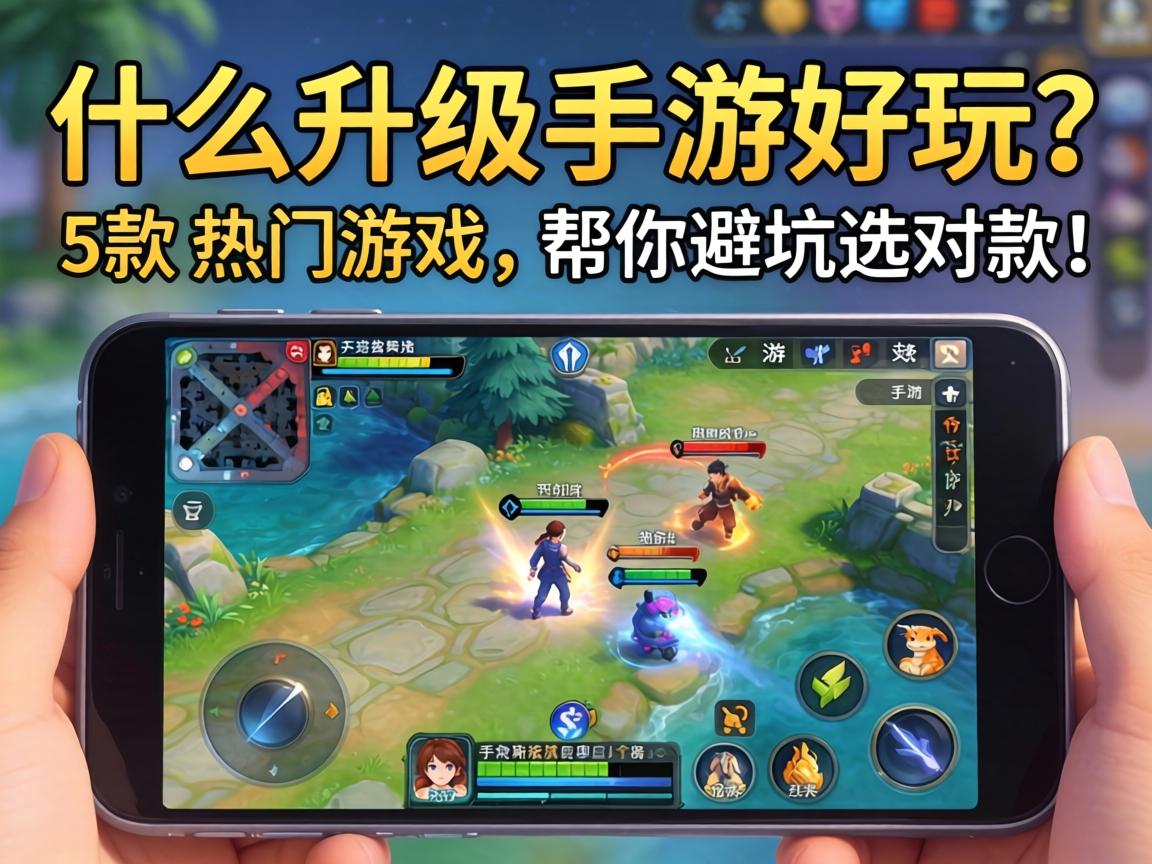 什么升级的手游好玩？实测5款热门游戏，帮你避坑选对款！