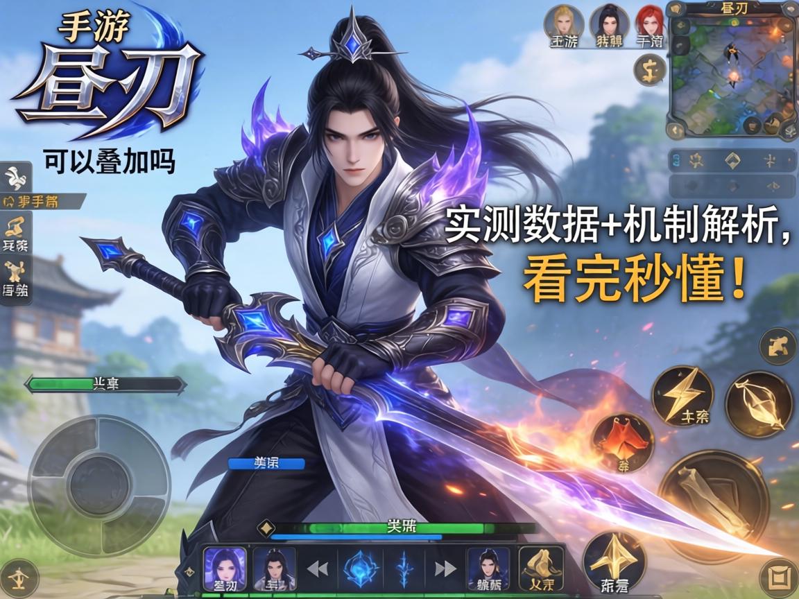 手游昼刃可以叠加吗？实测数据+机制解析，看完秒懂！