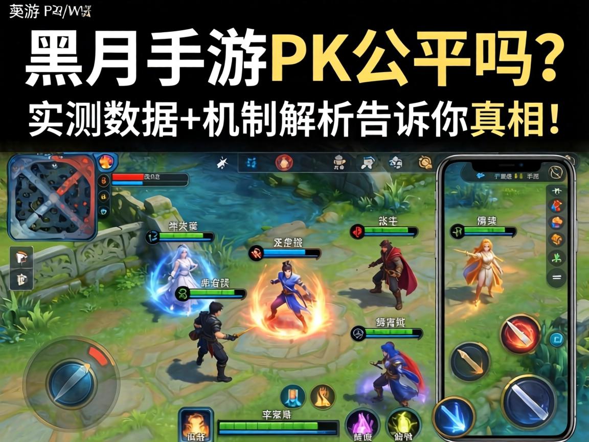 黑月手游PK公平吗？实测数据+机制解析告诉你真相！