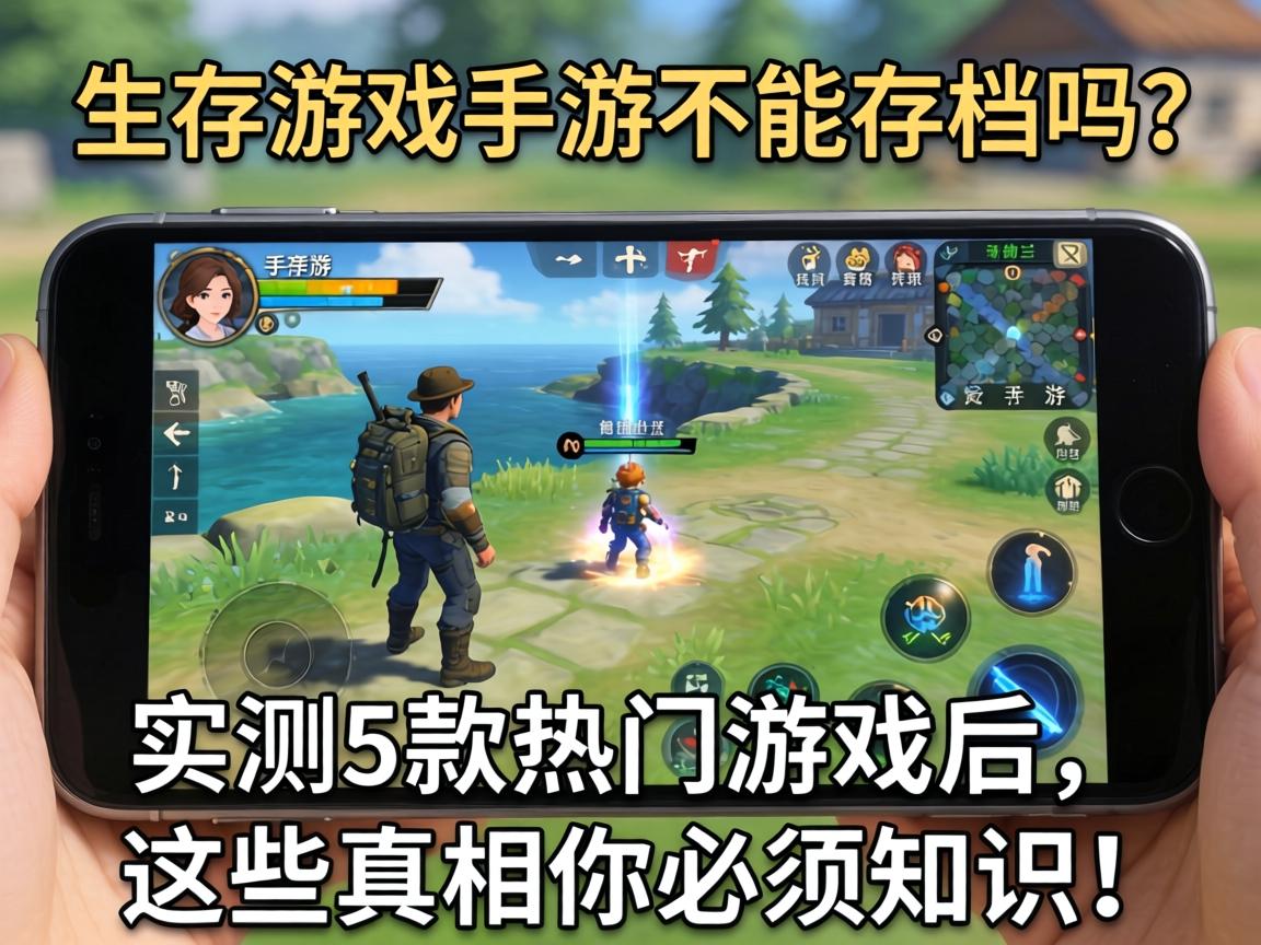 生存游戏手游不能存档吗？实测5款热门游戏后，这些真相你必须知道！
