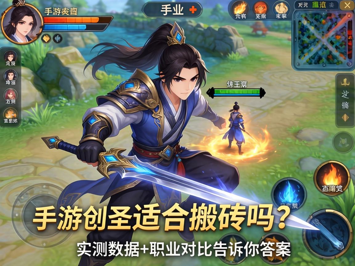 手游剑圣适合搬砖吗？实测数据+职业对比告诉你答案