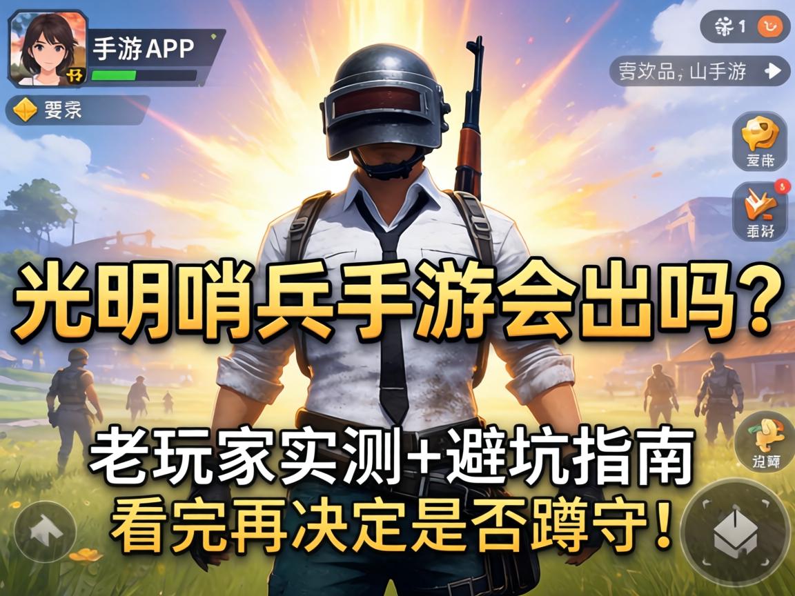 光明哨兵手游会出吗？老玩家实测+避坑指南，看完再决定是否蹲守！