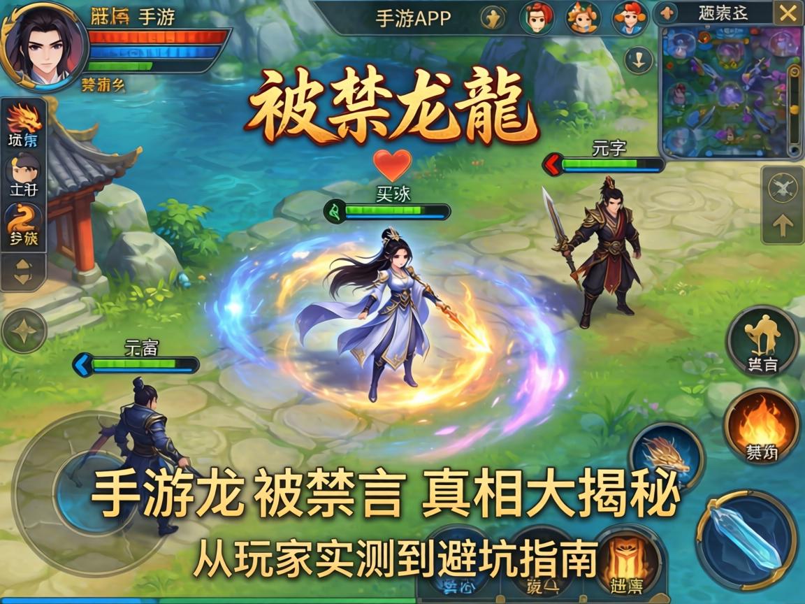 手游天龙被禁言的真相大揭秘，从玩家实测到避坑指南