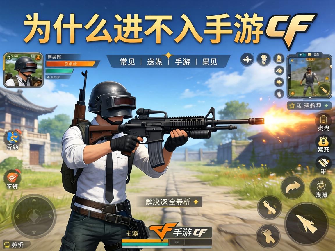 为什么进不去手游CF？常见原因与解决方案全解析