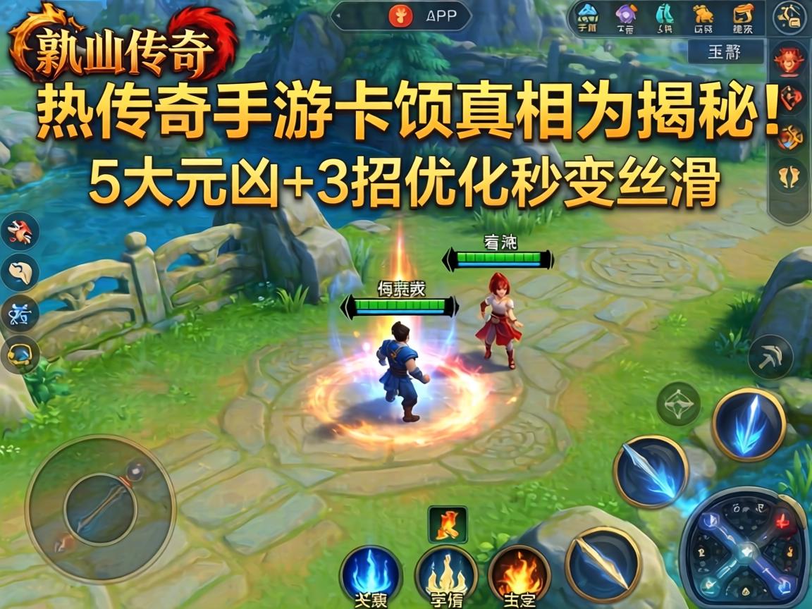 热血传奇手游卡顿真相大揭秘！5大元凶+3招优化秒变丝滑