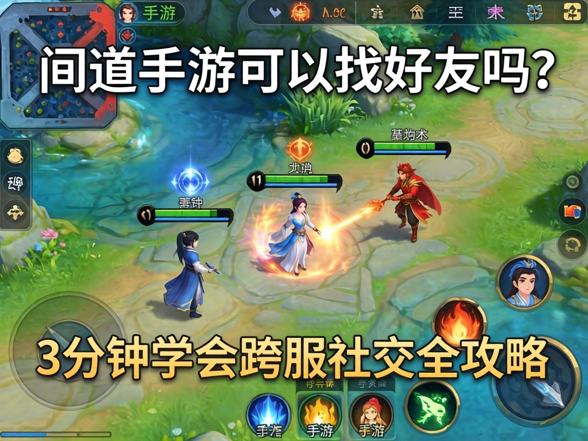 3分钟学会跨服社交全攻略