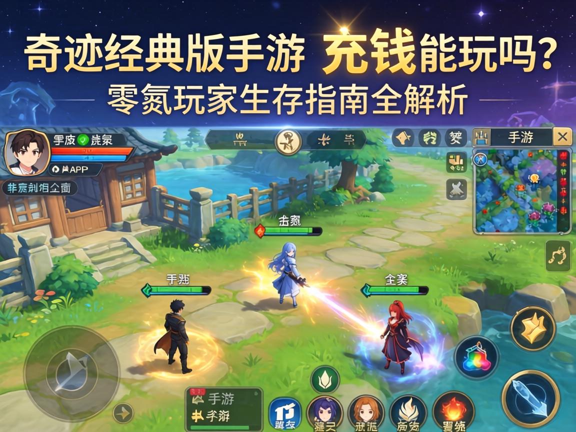 奇迹经典版手游不充钱能玩吗