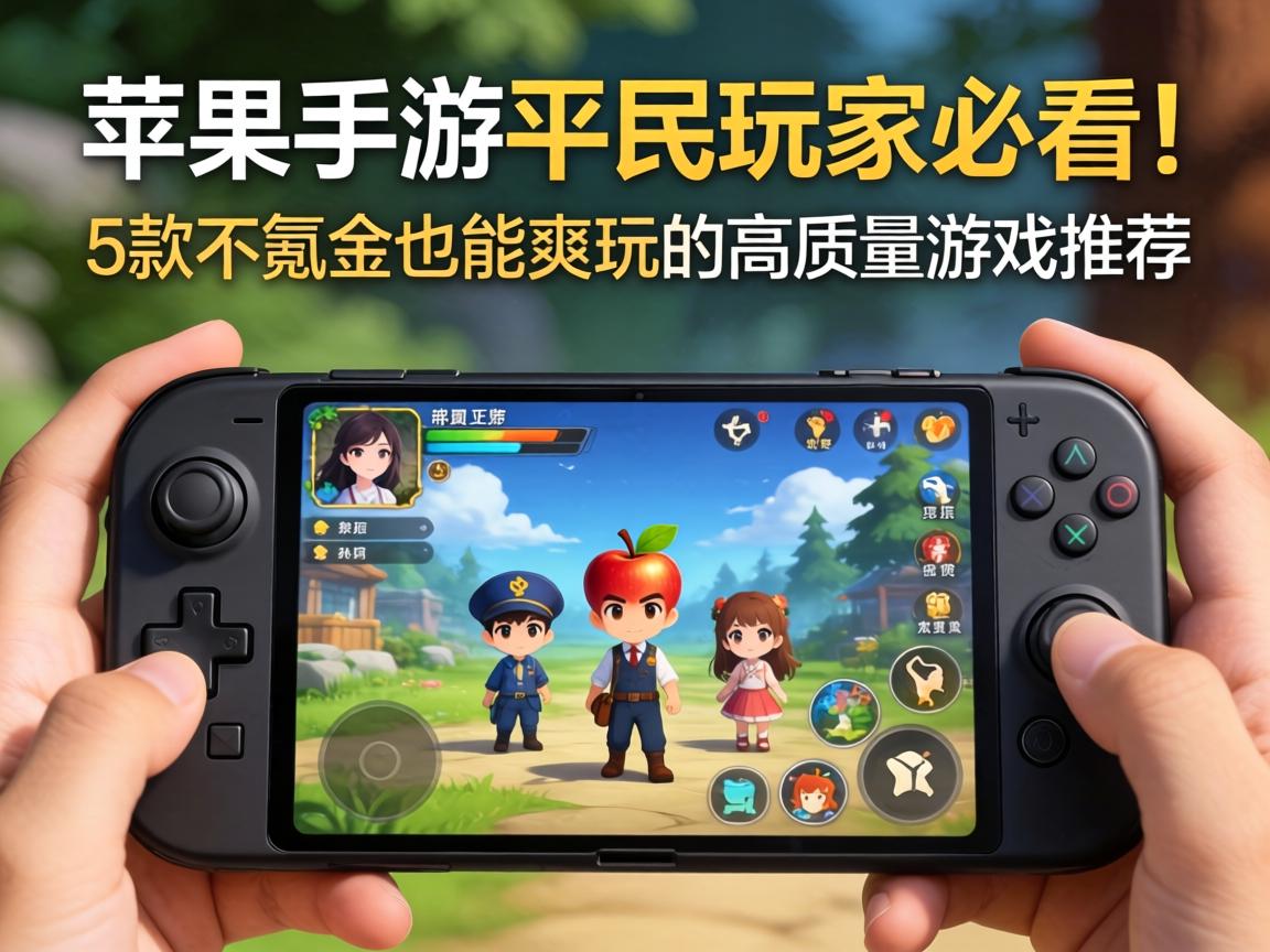 这5款不氪金也能爽玩的高质量游戏推荐