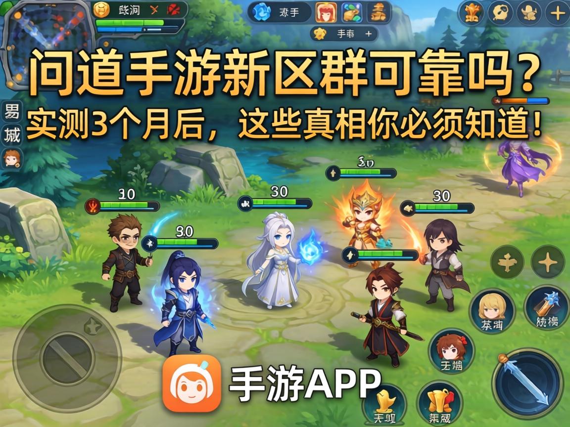 问道手游新区群可靠吗