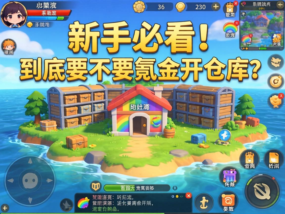 彩虹岛手游仓库系统实测