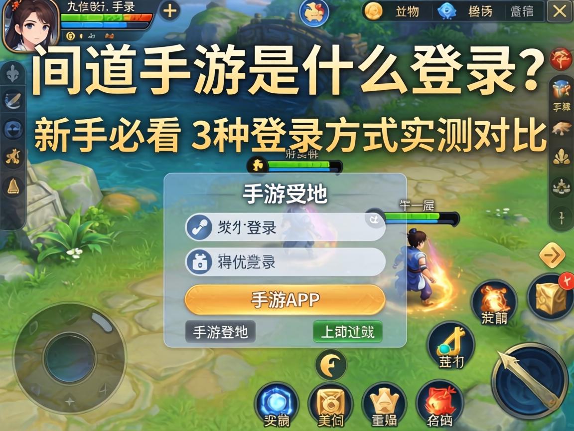 问道手游是什么登录？新手必看的3种登录方式实测对比