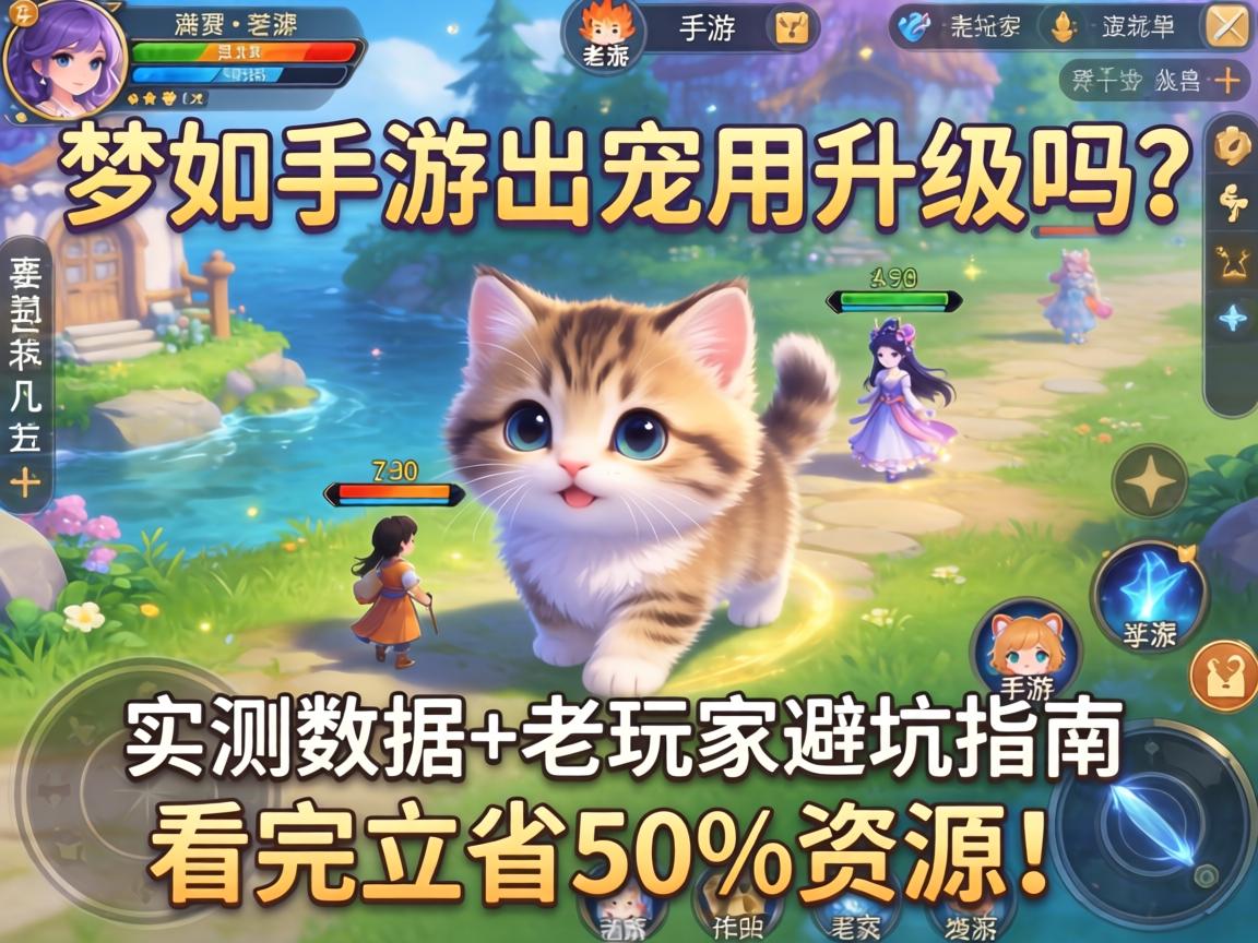 梦幻手游合宠用升级吗