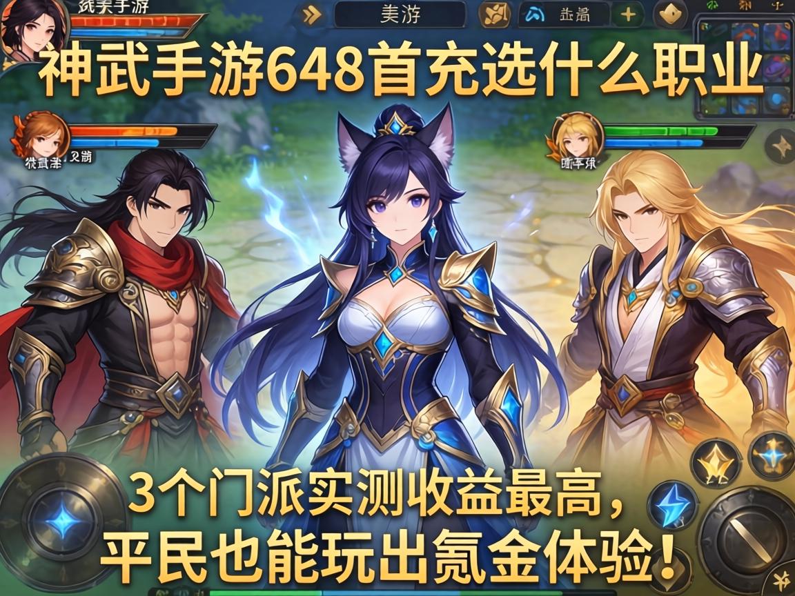 神武手游648首充选什么职业