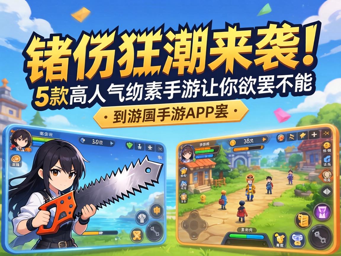 这5款高人气锯齿元素手游让你欲罢不能