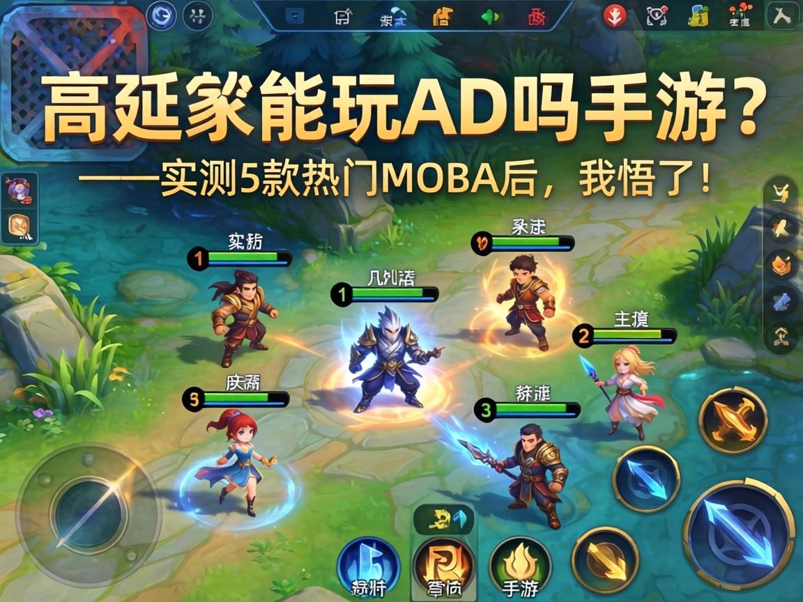 实测5款热门MOBA后