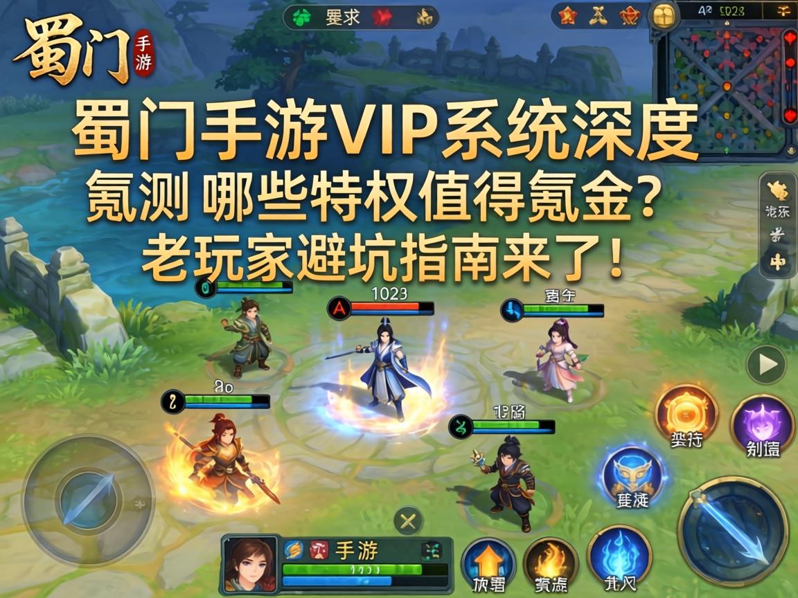 蜀门手游VIP系统深度实测