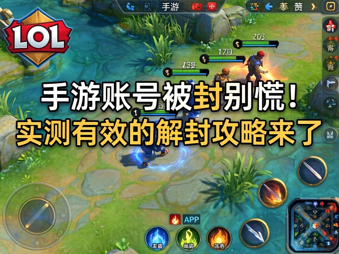 lol手游账号被封别慌