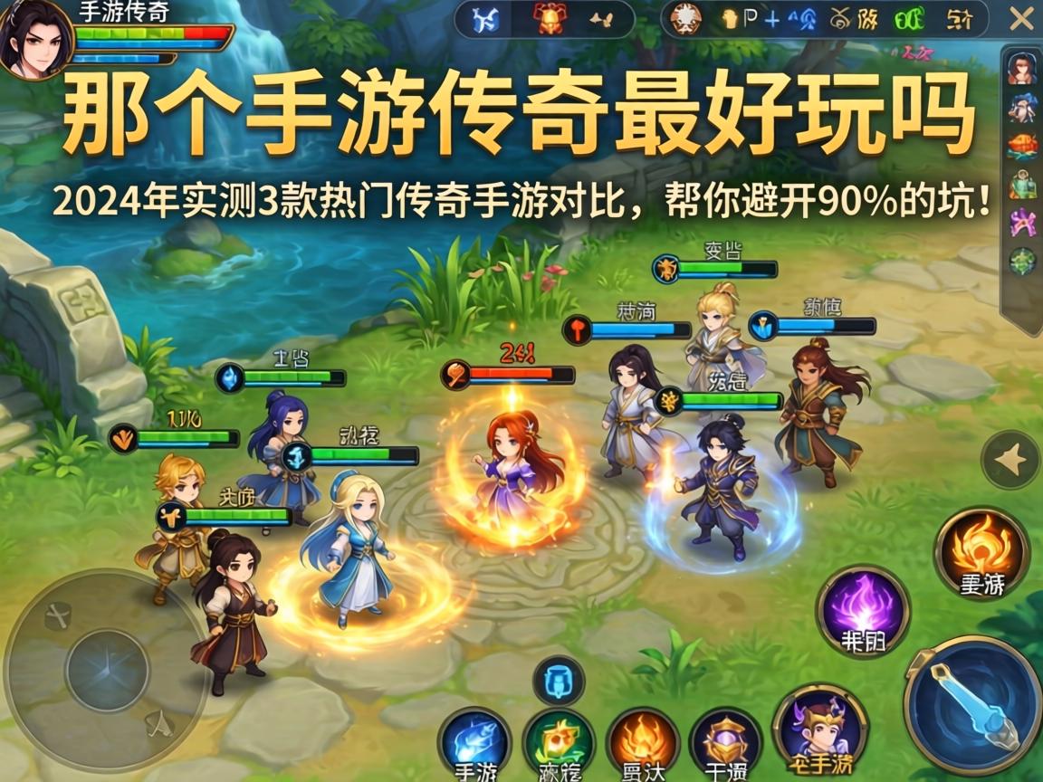 2024年实测3款热门传奇手游对比