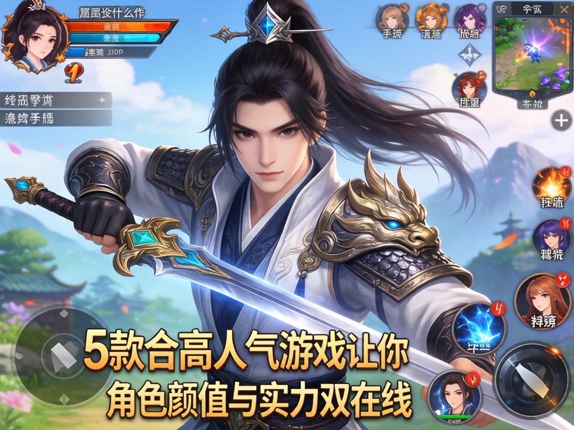 这5款高人气游戏让你角色颜值与实力双在线