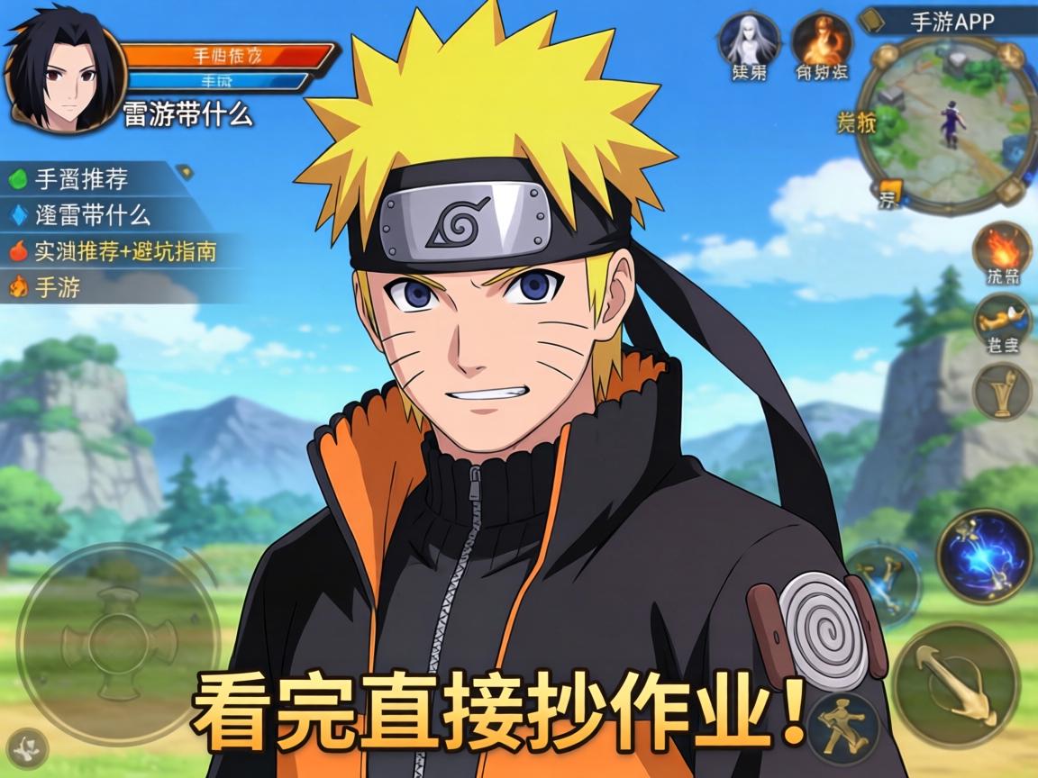 火影手游雷影带什么