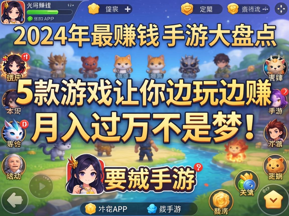 2024年最赚钱的手游大盘点