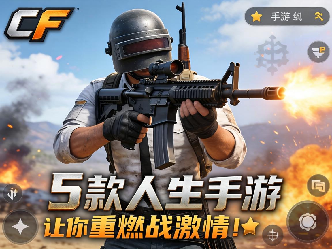 这5款高人气FPS手游让你重燃枪战激情