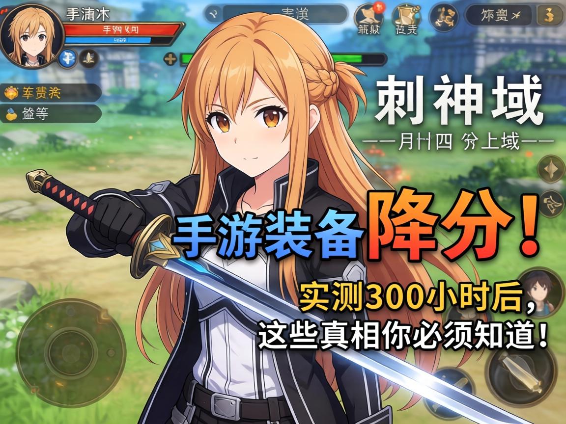 刀剑神域手游装备降分吗