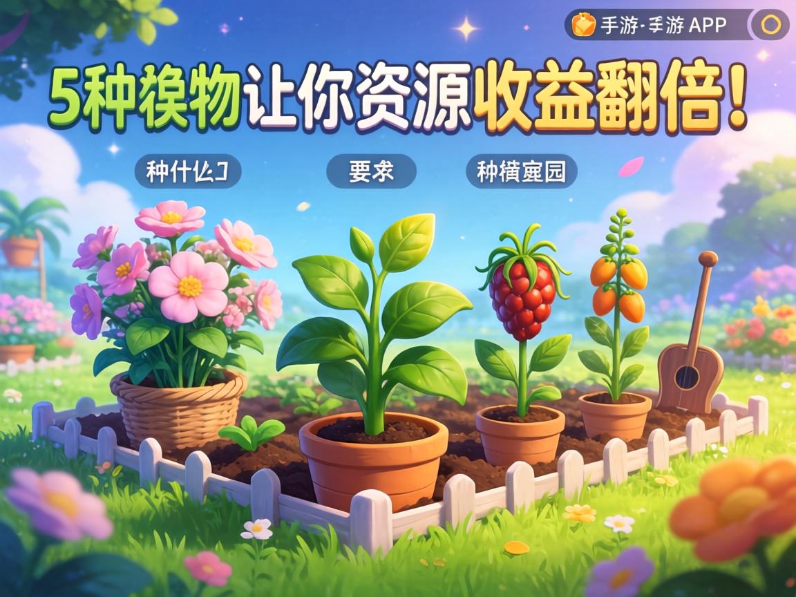 这5种作物让你资源收益翻倍