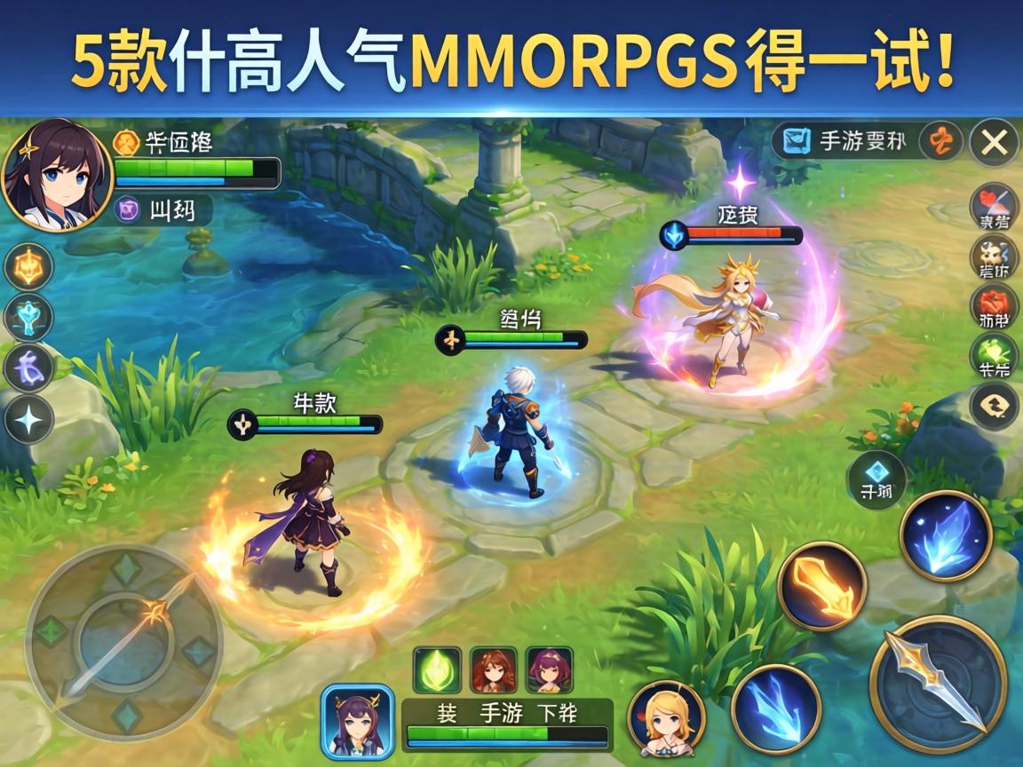 这5款高人气MMORPG值得一试