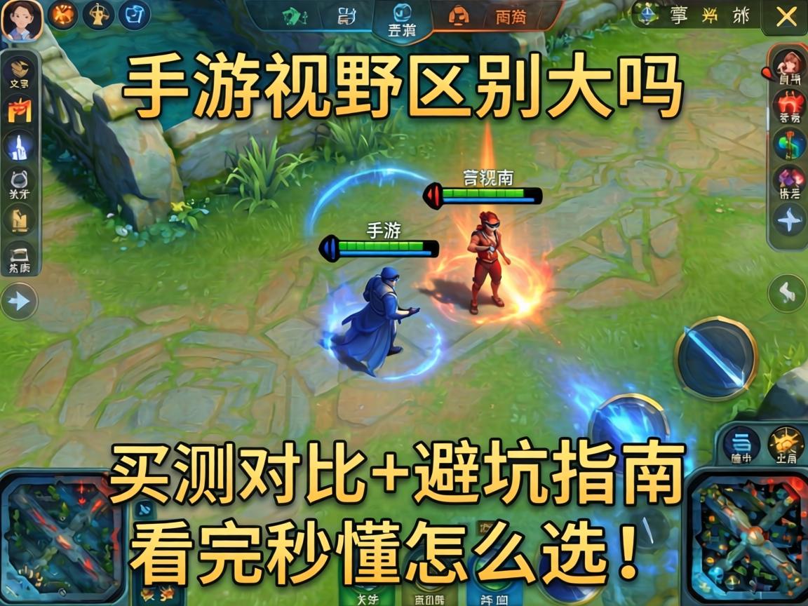 LOL手游视野区别大吗