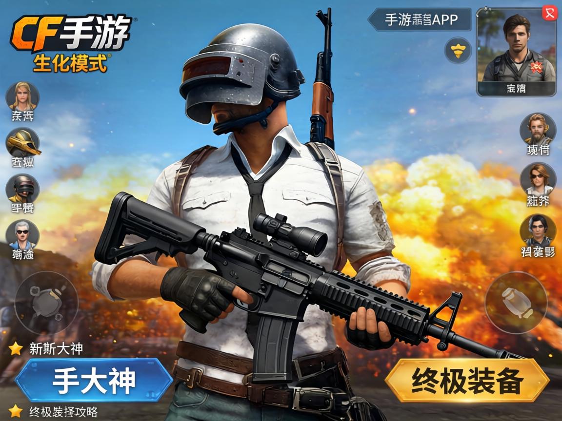CF手游生化模式武器选择指南，从新手到大神的终极装备攻略