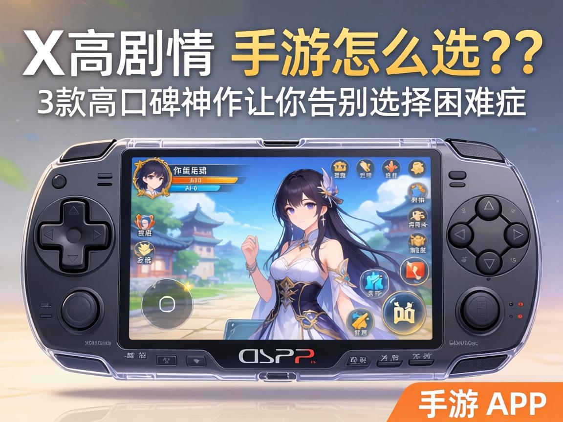 多剧情PSP手游怎么选？这3款高口碑神作让你告别选择困难症