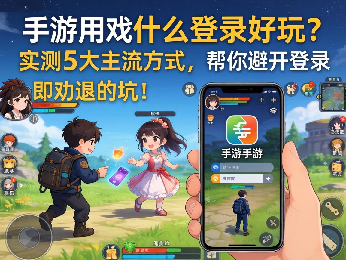 手游用什么登录好玩的？实测5大主流方式，帮你避开登录即劝退的坑！