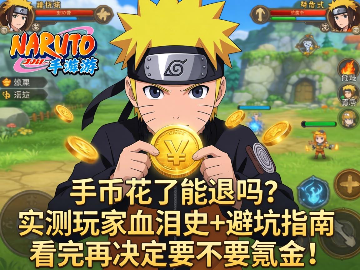 火影手游金币花了能退吗