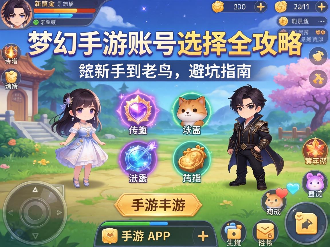 梦幻手游账号选择全攻略