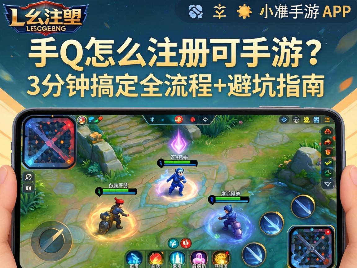手Q怎么注册LOL手游？3分钟搞定全流程+避坑指南