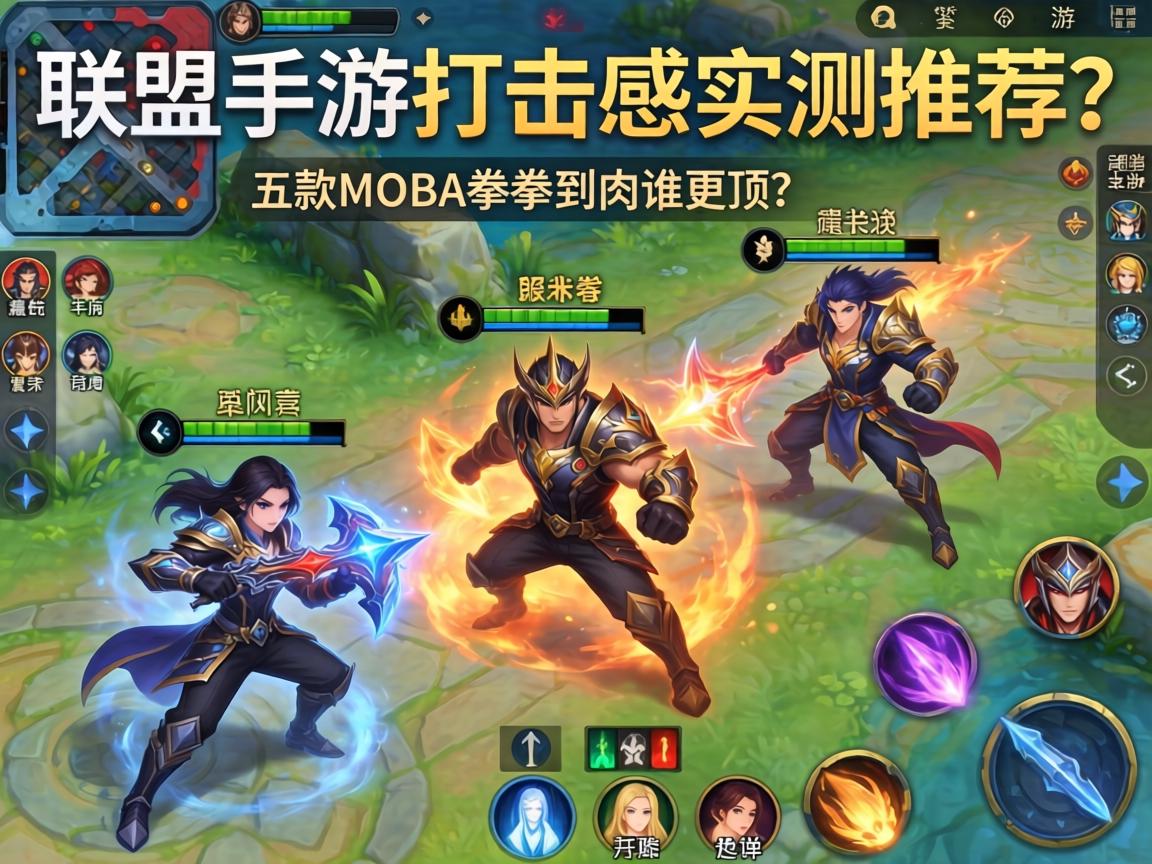 这五款MOBA的拳拳到肉谁更顶