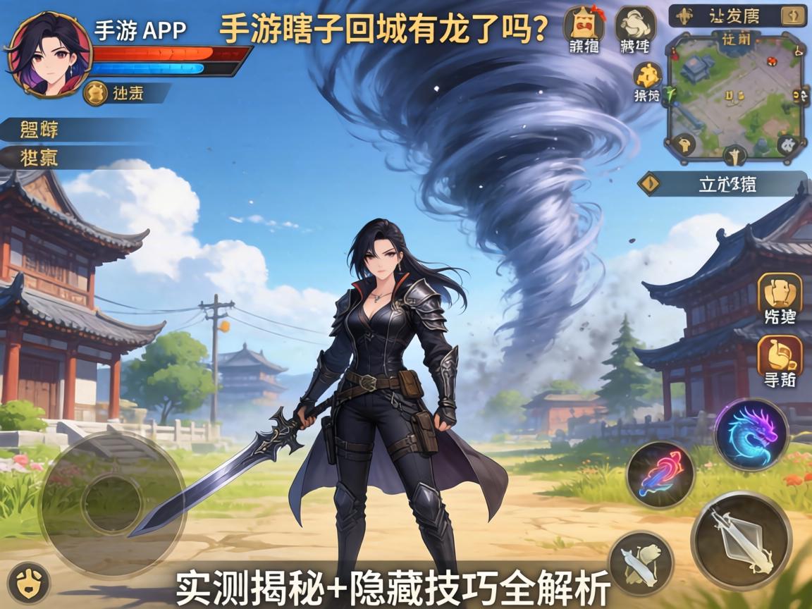 手游瞎子回城有龙卷吗