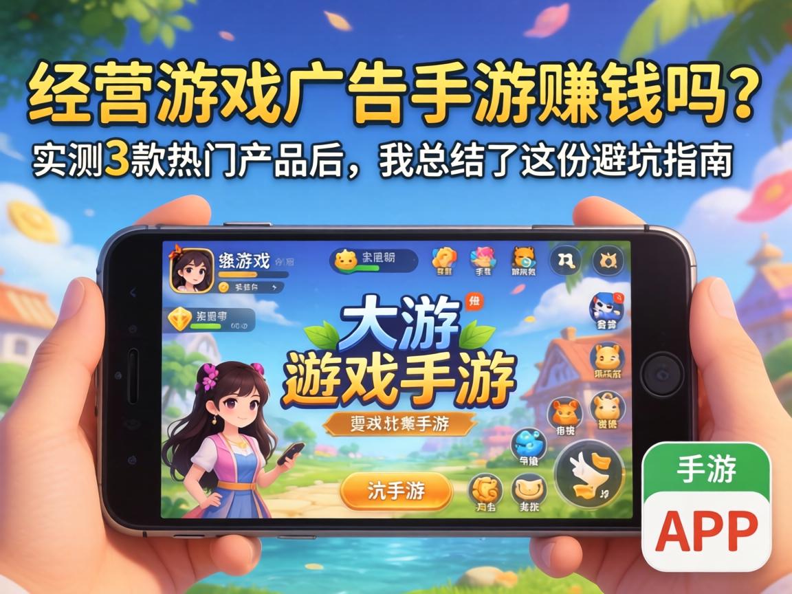 经营游戏广告手游赚钱吗