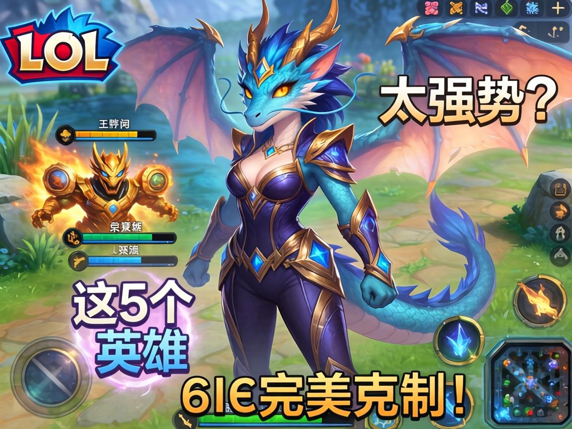 lol手游龙女太强势