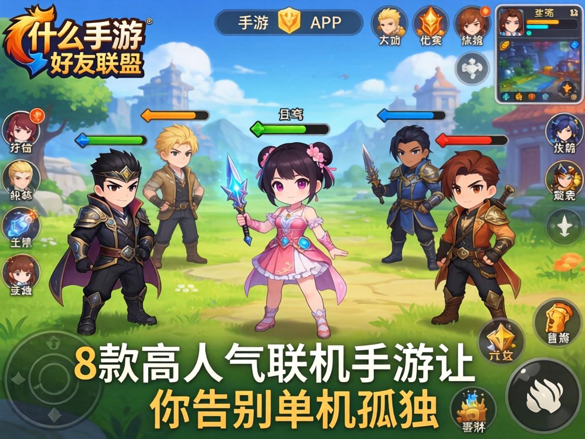 什么手游可以和好友联机？这8款高人气联机手游让你告别单机孤独