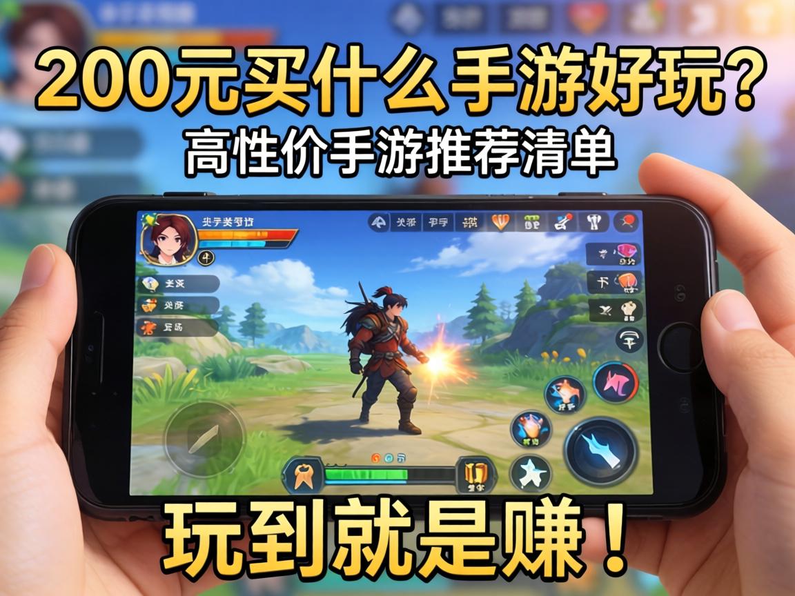 200元买什么手游好玩？高性价比手游推荐清单，玩到就是赚到！