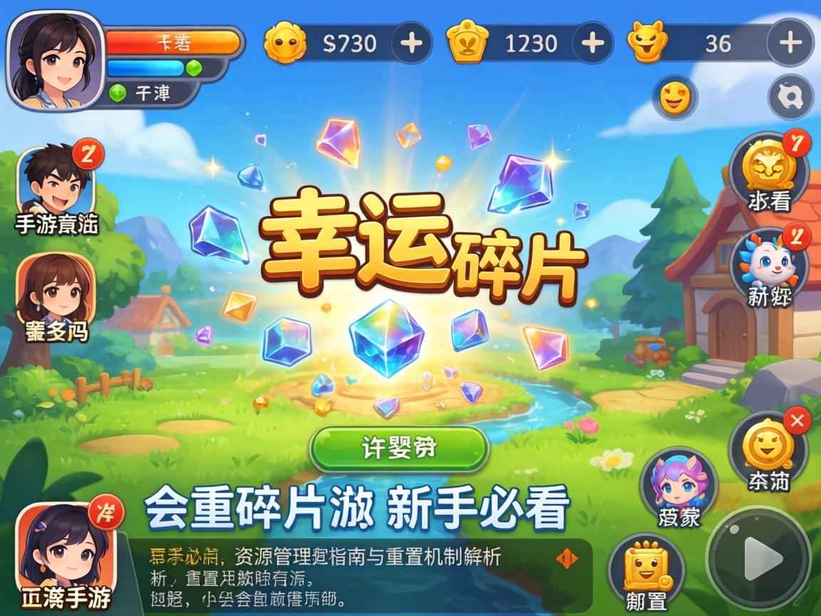 幸运碎片会重置吗手游，新手必看的资源管理指南与重置机制解析