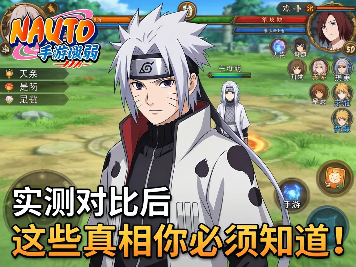 为什么火影手游斑很弱？实测对比后，这些真相你必须知道！