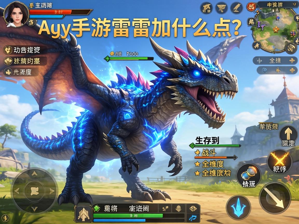 方舟手游雷龙该加什么点？从生存到战斗的全维度加点指南