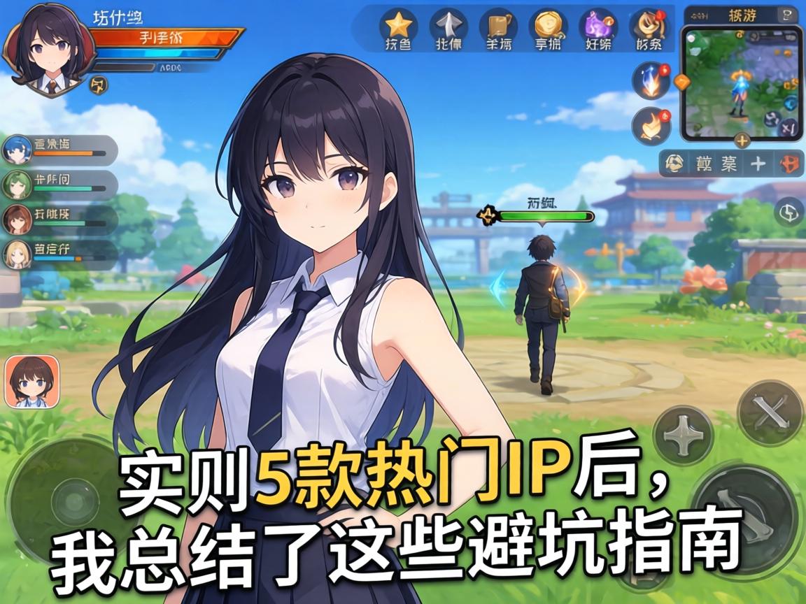 为什么动漫改编手游好玩？实测5款热门IP后，我总结了这些避坑指南