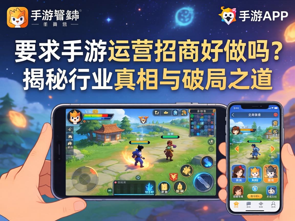 手游运营招商好做吗？揭秘行业真相与破局之道