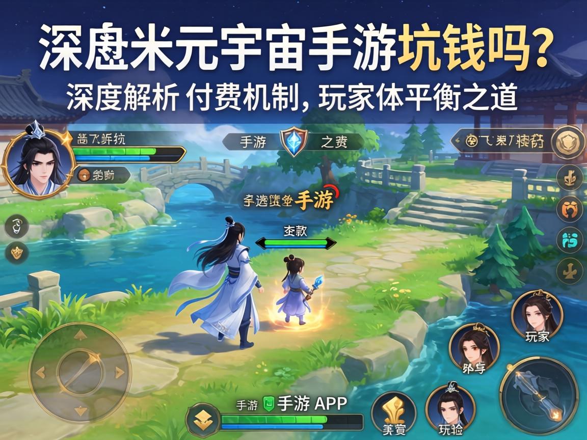 仙侠元宇宙手游坑钱吗？深度解析付费机制与玩家体验的平衡之道
