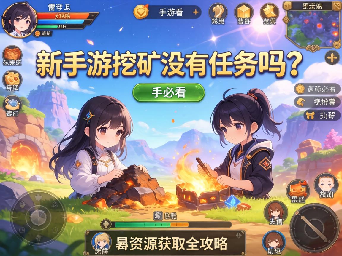 梦幻手游挖矿没有任务吗？新手必看的资源获取全攻略
