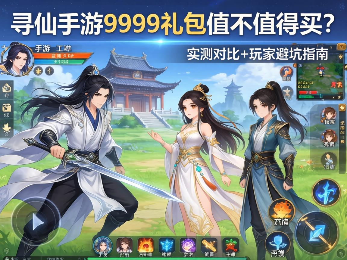 寻仙手游9999礼包值不值得买？实测对比+玩家避坑指南